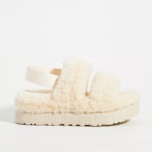 UGG Oh Fluffita Slingback Sherpa Slippers size 6